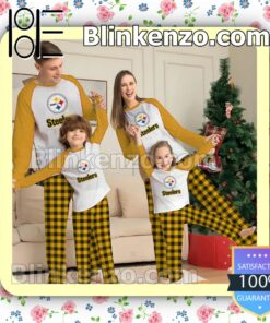Pittsburgh Steelers Family Matching Christmas Pajamas Set