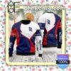 Plain Multicolor Textured Pabst Blue Ribbon Christmas Pullover Sweaters