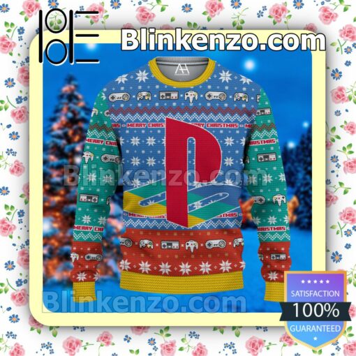 Playstation Game Christmas Pullover Sweaters