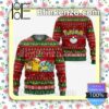 Pokemon Pikachu Bulbasaur Squirtle And Charmander Christmas Pullover Sweaters