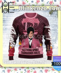 Prince A Strong Spirit Transcends Rules Christmas Pullover Sweatshirts