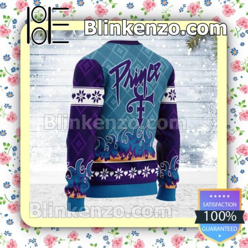 Prince Purple Rain Too Much Freedom Can Lead To The Soul's Decay Christmas Pullover Sweatshirts a