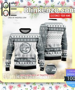 Proton Brand Print Christmas Sweater
