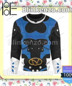 Psycho Rangers Blue Christmas Pullover Sweaters