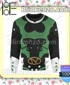 Psycho Rangers Green Christmas Pullover Sweaters