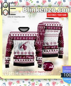 Qatar Airways Christmas Pullover Sweaters