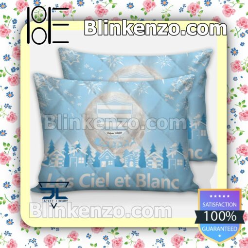 Racing 92 Les Ciel Et Blanc Christmas Duvet Cover c