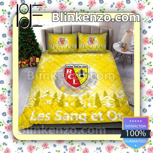 Racing Club De Lens Les Sang Et Or Christmas Duvet Cover