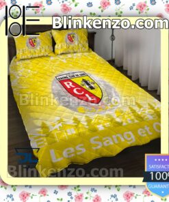 Racing Club De Lens Les Sang Et Or Christmas Duvet Cover b