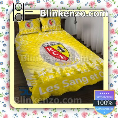 Racing Club De Lens Les Sang Et Or Christmas Duvet Cover b