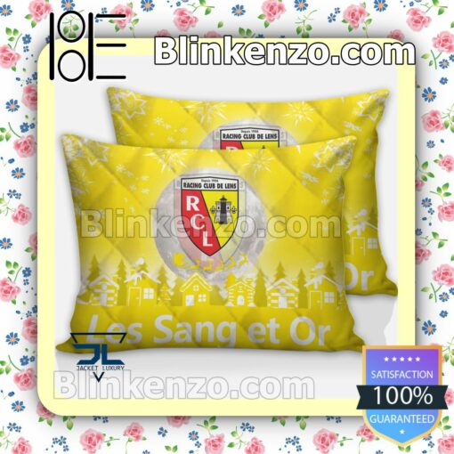 Racing Club De Lens Les Sang Et Or Christmas Duvet Cover c