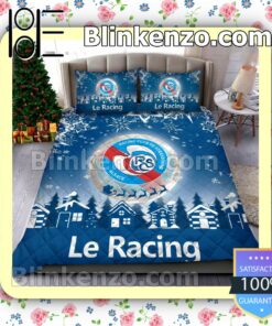 Rc Strasbourg Alsace Le Racing Christmas Duvet Cover