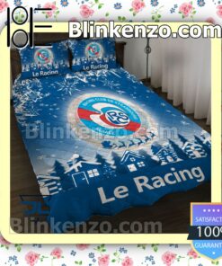 Rc Strasbourg Alsace Le Racing Christmas Duvet Cover b