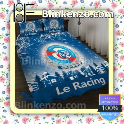 Rc Strasbourg Alsace Le Racing Christmas Duvet Cover b