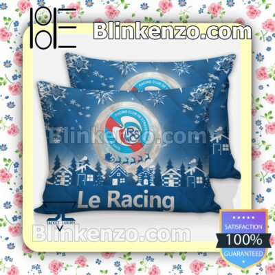 Rc Strasbourg Alsace Le Racing Christmas Duvet Cover c