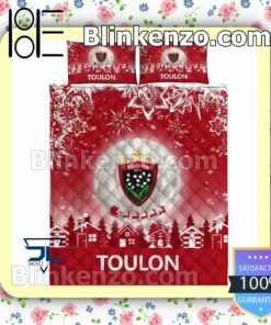 Rc Toulonnais Toulon Christmas Duvet Cover a
