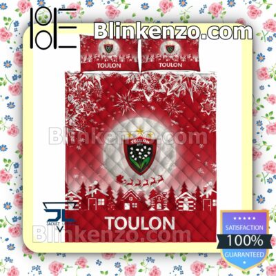Rc Toulonnais Toulon Christmas Duvet Cover a