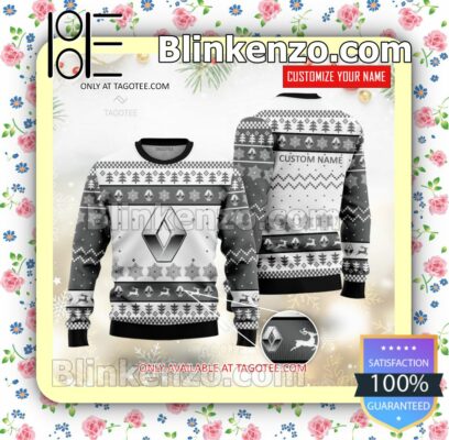 Renault Brand Print Christmas Sweater