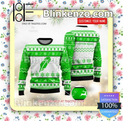 Robinhood Brand Print Christmas Sweater