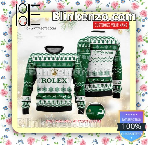 Rolex Watch Brand Christmas Sweater