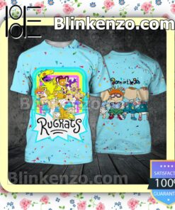 Rugrats Born In The 90's Blue Women Tank Top Pant Set a