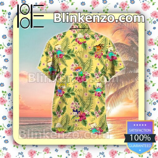 Rugrats Tropical Flower Men Shirt a