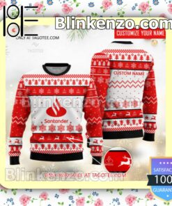 Santander Spain Brand Christmas Sweater