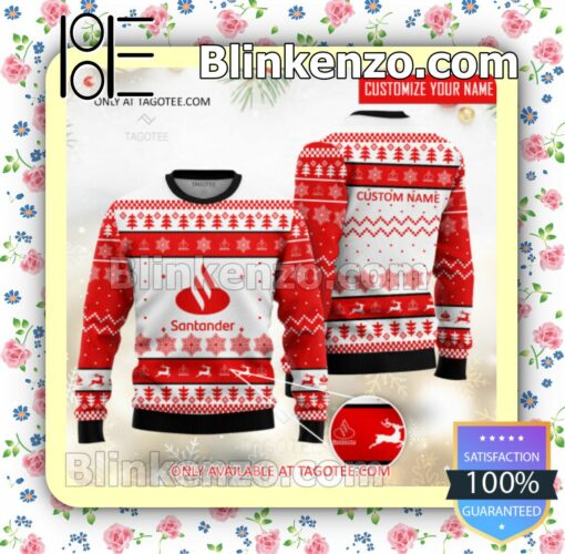 Santander Spain Brand Christmas Sweater