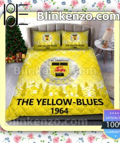 Sc Cambuur The Yellow-blues 1964 Christmas Duvet Cover