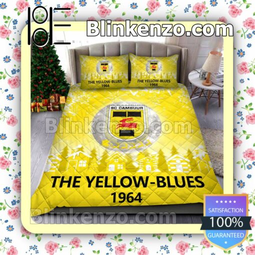 Sc Cambuur The Yellow-blues 1964 Christmas Duvet Cover