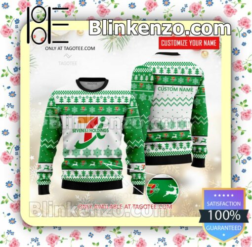 Seven & I Holdings Co Brand Print Christmas Sweater