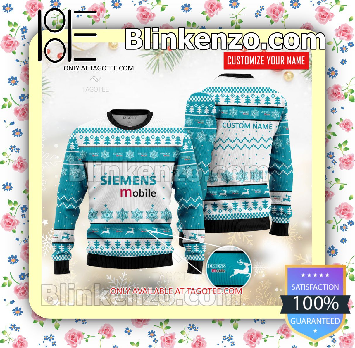 Siemens Mobile Brand Christmas Sweater