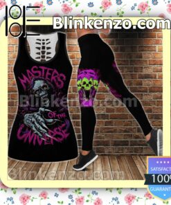 Skull Masters Of The Universe Women Tank Top Pant Set f