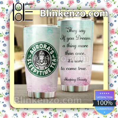 Sleeping Beauty They Say If You Dream A Thing More Than Once Travel Mug
