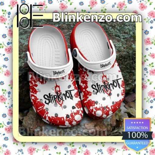 Slipknot Logo Color Splash Clogs