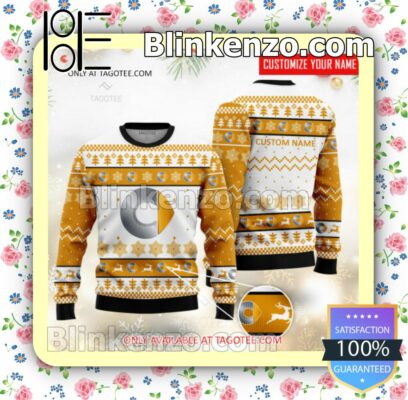 Smart Brand Print Christmas Sweater