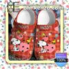 Snoopy And Woodstock Red Plaid Halloween Clogs