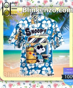 Snoopy Forever Hibiscus Men Shirt a