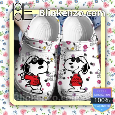 Snoopy Joe Cool Flower Halloween Clogs