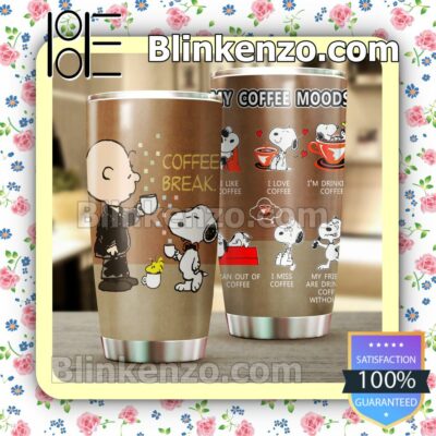 Snoopy My Coffee Moods Travel Mug