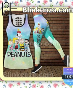Snoopy Peanuts Gradient Women Tank Top Pant Set