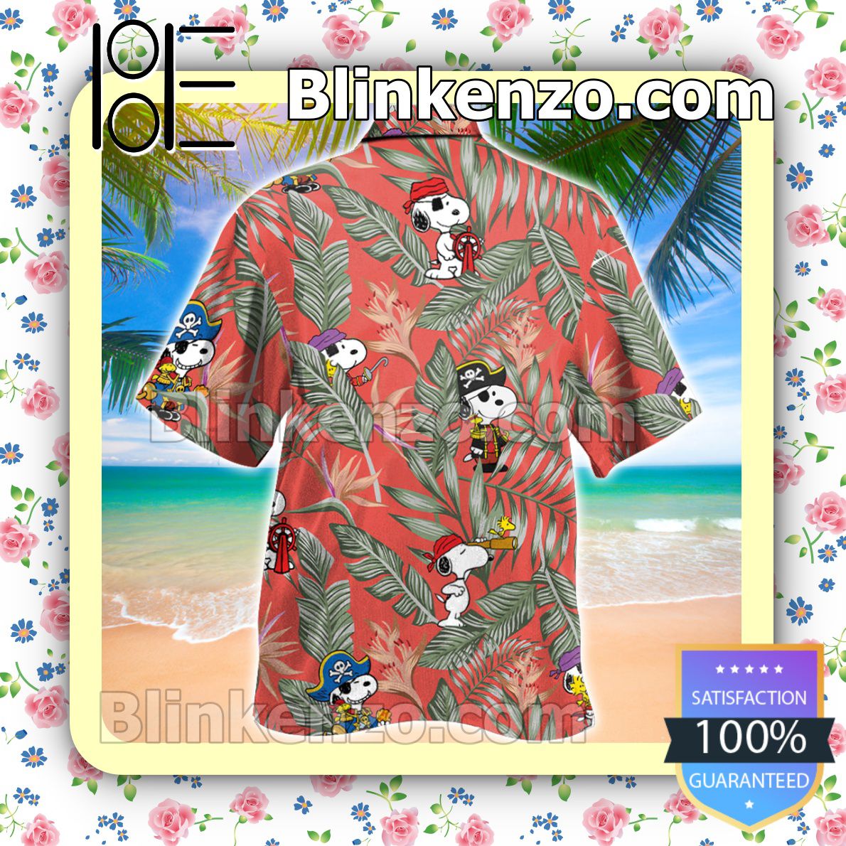 Pittsburgh Pirates Snoopy Hawaiian Shirt For Men For Men - Limotees