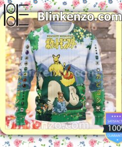 Snorlax and Friends Christmas Pullover Sweaters