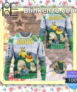 Snorlax and Friends Christmas Pullover Sweaters a