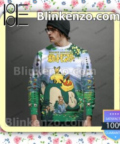 Snorlax and Friends Christmas Pullover Sweaters c