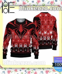 Spider Man Pattern Christmas Pullover Sweaters