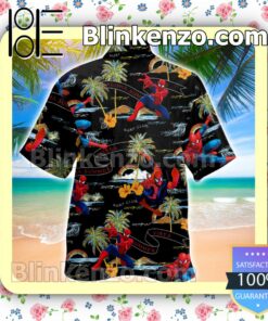 Spiderman Aloha Summer Vibes Men Shirt a