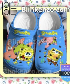 Spongebob And Patrick Blue Halloween Clogs