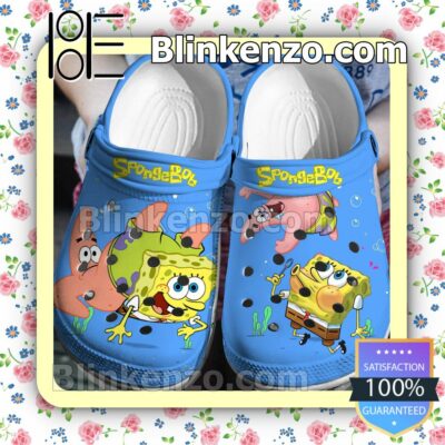 Spongebob And Patrick Blue Halloween Clogs