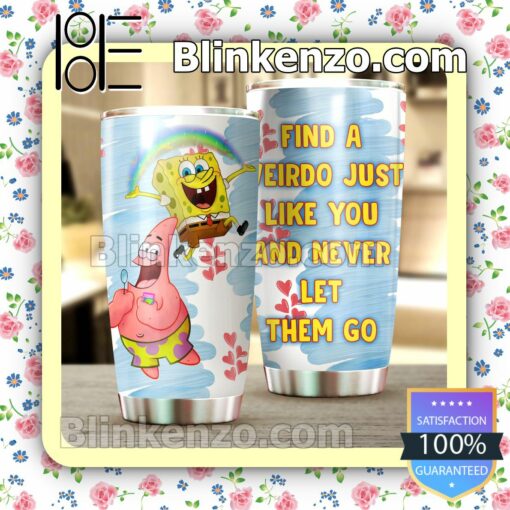 Spongebob And Patrick Find A Weirdo Just Like You And Never Let Them Go Travel Mug